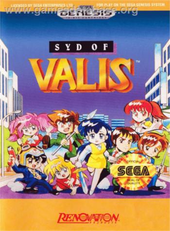 Cover Syd of Valis for Genesis - Mega Drive